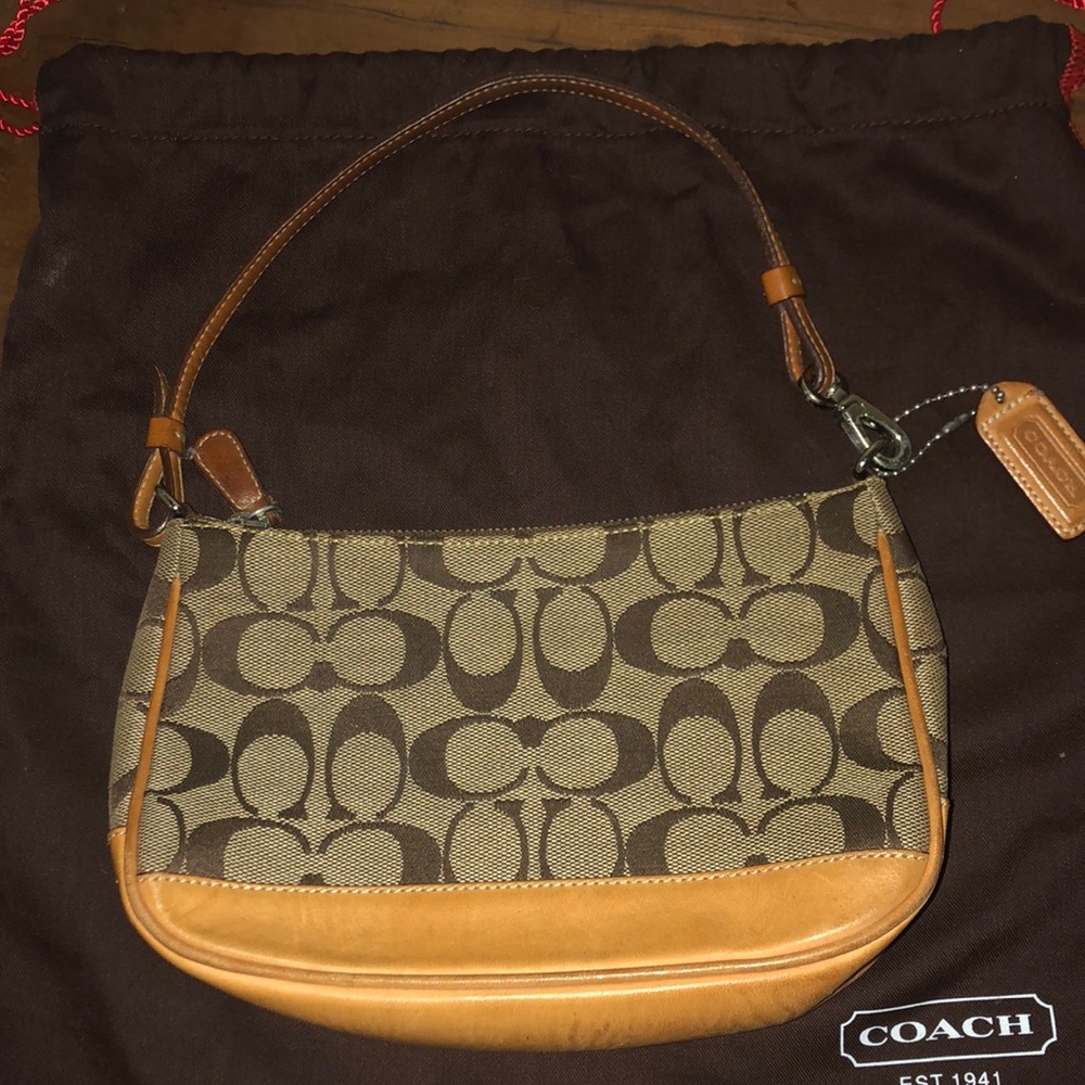 Vintage Coach Signature “C” Clutch